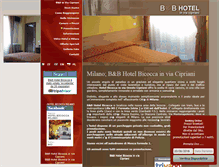 Tablet Screenshot of hotelbicocca.com